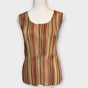 Earth Tone Super Stretch Tank Blouse